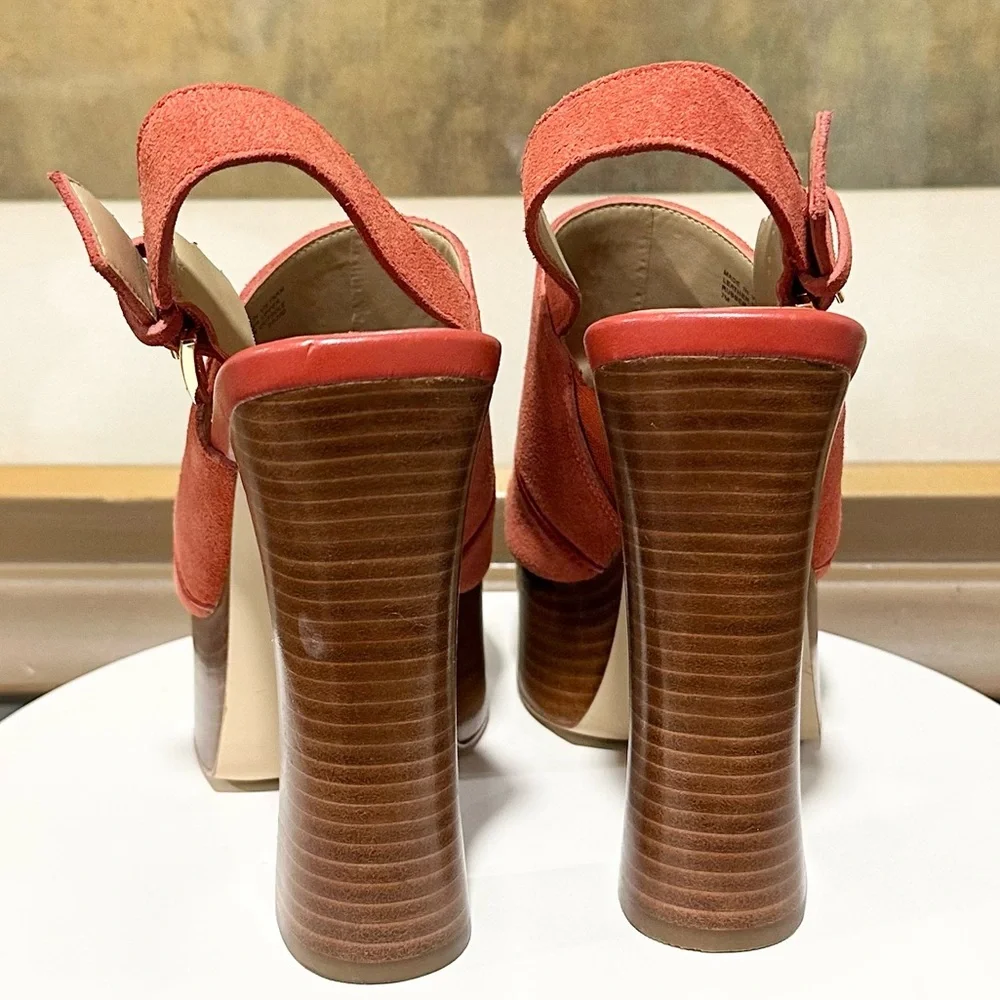 🌸MICHAEL KORS🌸 Rye Suede Platform Sandal Size: 7M - Picture 7 of 14